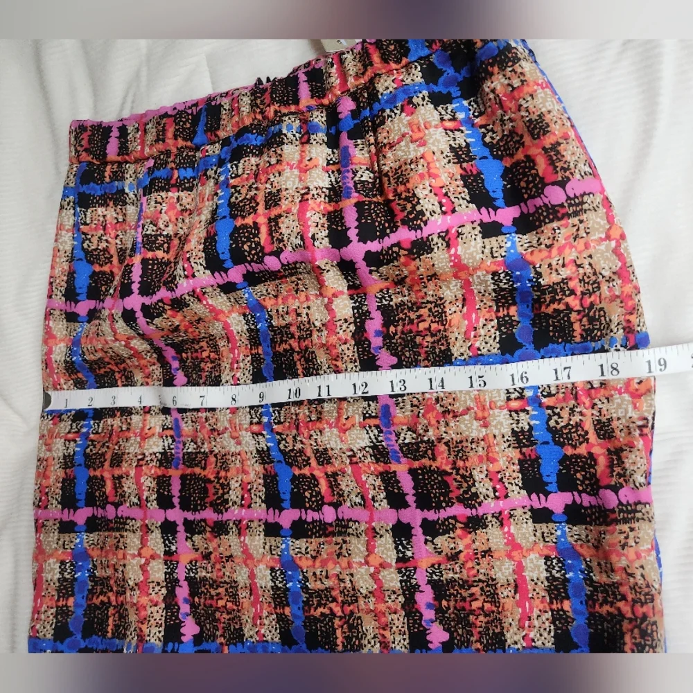 Jcrew Silk Pencil Skirt Multicolor Sz 4 Nwt Retail $240